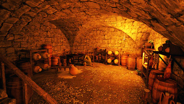Cellar at the taverns – visualization © LBI ArchPro, 7reasons